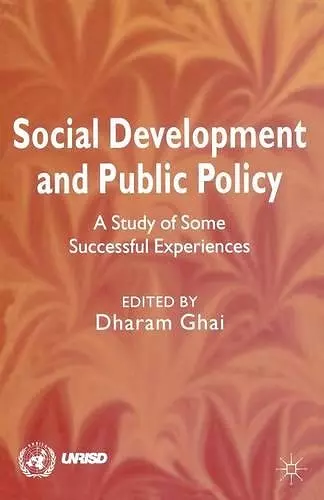 Social Development and Public Policy cover