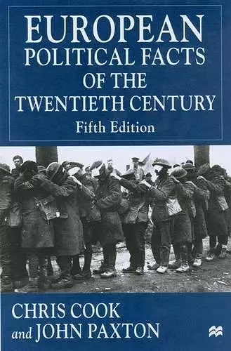 European Political Facts of the Twentieth Century cover