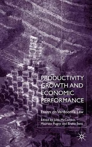 Productivity Growth and Economic Performance cover