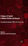 Critiques of Capital in Modern Britain and America cover