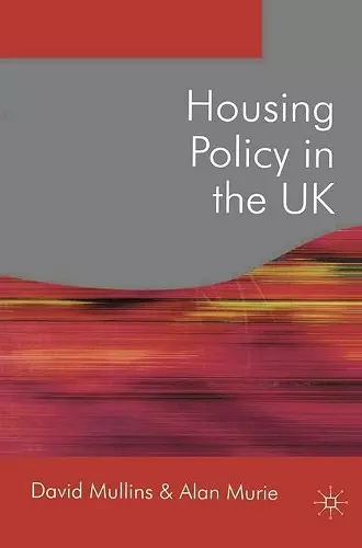 Housing Policy in the UK cover