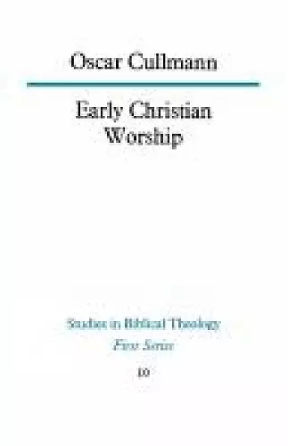 Early Christian Worship cover