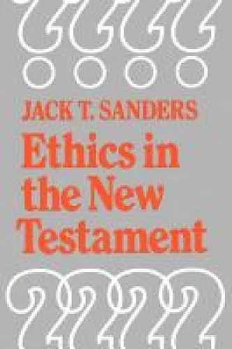 Ethics in the New Testament cover