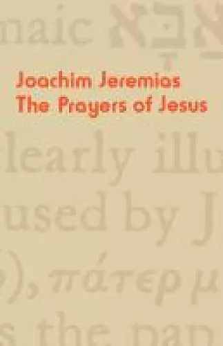 The Prayers of Jesus cover