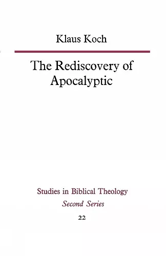 The Rediscovery of Apocalyptic cover