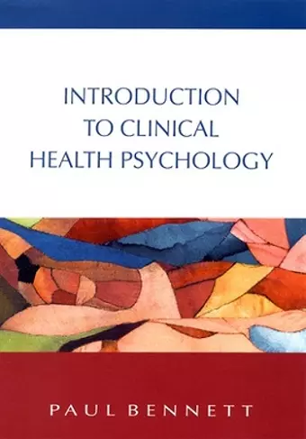 Introduction To Clinical Health Psychology cover