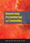 Researching Psychotherapy and Counselling cover