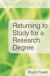 Returning to Study for a Research Degree cover