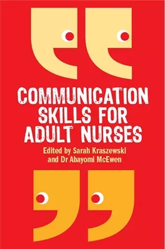 Communication Skills for Adult Nurses cover