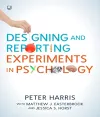 Designing and Reporting Experiments in Psychology cover