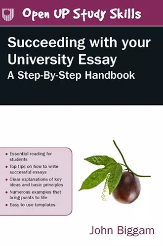 Succeeding with Your University Essay cover