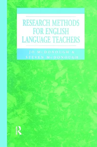 Research Methods for English Language Teachers cover