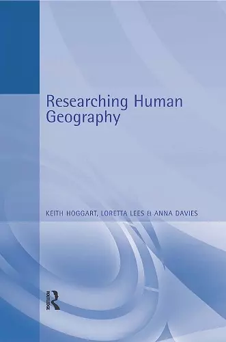 Researching Human Geography cover