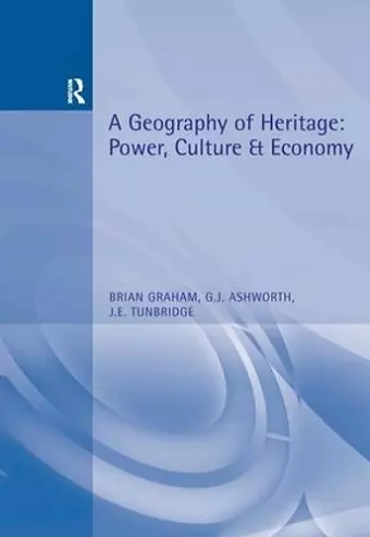 A Geography of Heritage cover