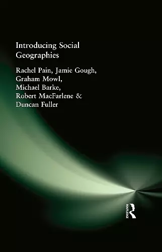 Introducing Social Geographies cover