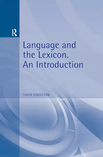 Language and the Lexicon cover