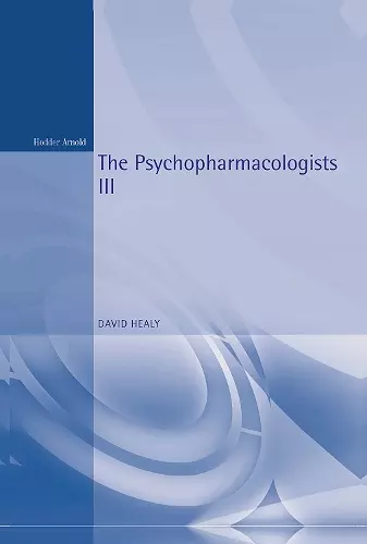 The Psychopharmacologists 3 cover
