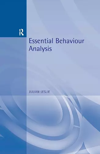Essential Behaviour Analysis cover