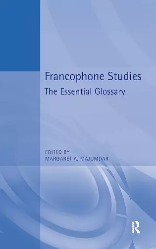 Francophone Studies cover