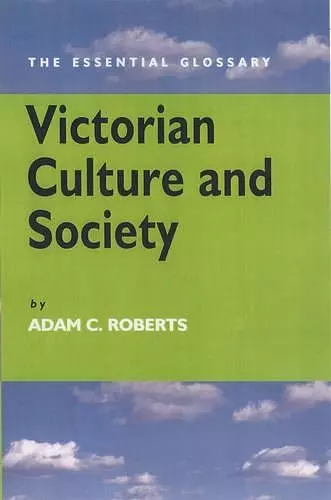 Victorian Culture and Society cover