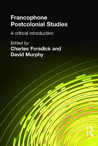 Francophone Postcolonial Studies cover