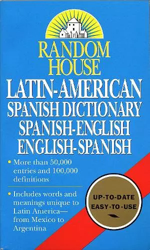 Random House Latin-American Spanish Dictionary cover