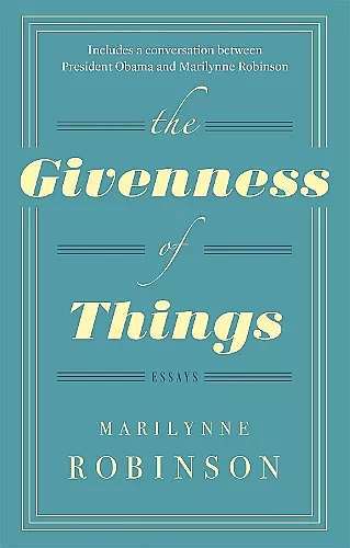 The Givenness Of Things cover