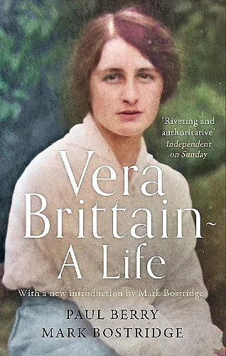 Vera Brittain: A Life cover