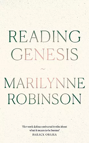 Reading Genesis cover