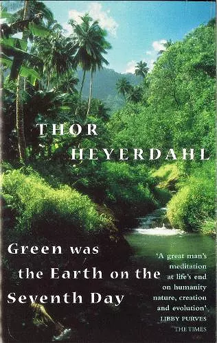 Green Was The Earth On The Seventh Day cover