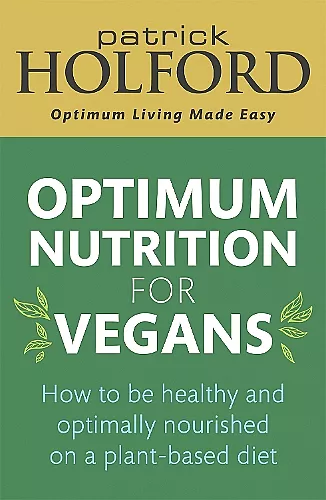 Optimum Nutrition for Vegans cover