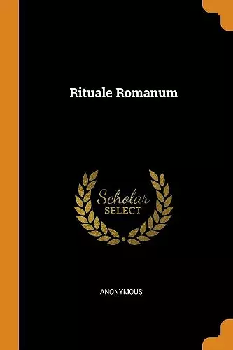 Rituale Romanum cover