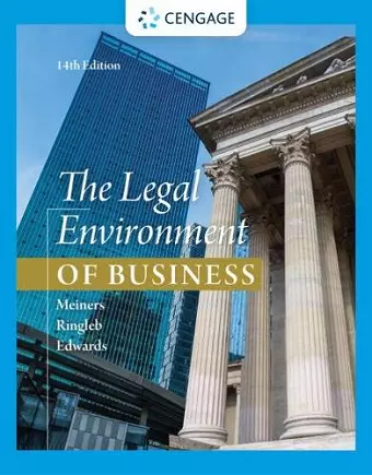 The Legal Environment of Business cover