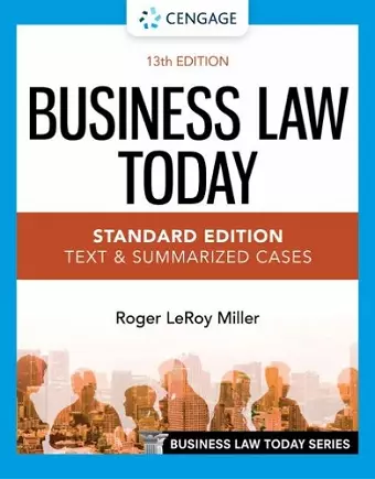 Business Law Today - Standard Edition cover