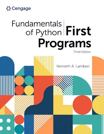 Fundamentals of Python: First Programs cover