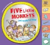 Five Little Monkeys Get Ready for Bed Touch-and-Feel Tabbed Board Book cover