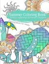 Summer Coloring Book Stress Relieving Summer Designs cover