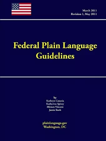 Federal Plain Language Guidelines cover