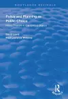 Policy and Planning as Public Choice cover