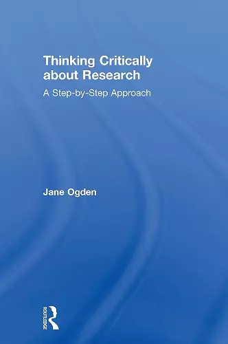 Thinking Critically about Research cover