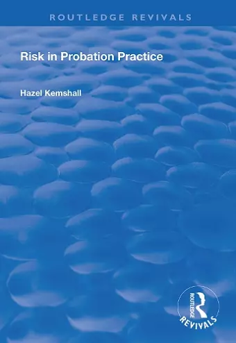 Risk in Probation Practice cover