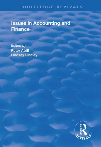 Issues in Accounting and Finance cover