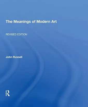 Meanings Of Modern Art, Revised cover