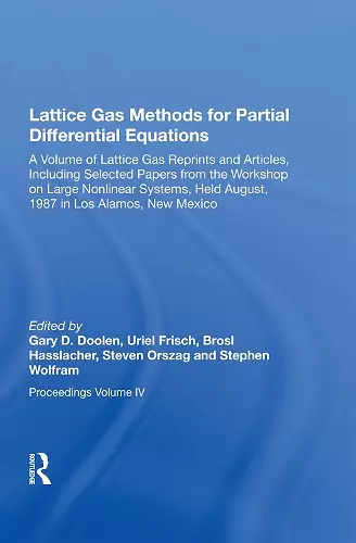 Lattice Gas Methods For Partial Differential Equations cover