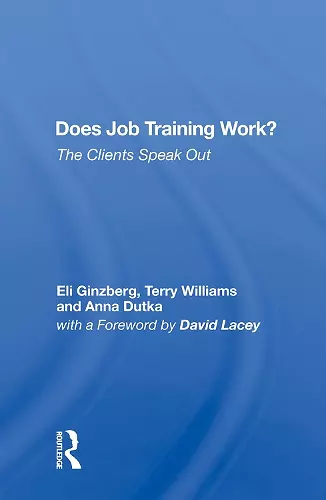 Does Job Training Work? cover