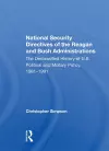 National Security Directives Of The Reagan And Bush Administrations cover