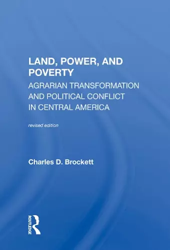 Land, Power, And Poverty cover