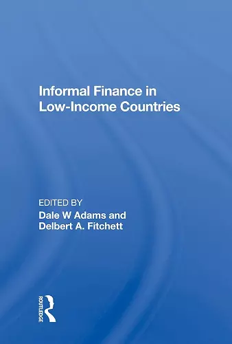 Informal Finance in Low-Income Countries cover