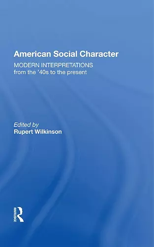 American Social Character cover
