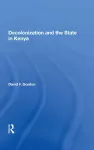 Decolonization and the State in Kenya cover